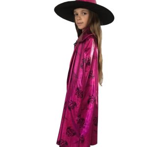 156731-1.jpg Set Cape et Chapeau de sorcière rose 3-8 ans