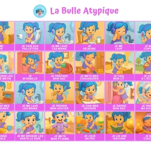 24-pictogrammes-matin-et-soir-Bulla-rose-plastifie-La-bulle-atypique-51543120.jpgv1758895768 24 pictogrammes matin et soir Bulla - rose plastifié