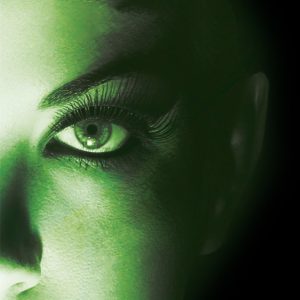 Tube de peinture pour visage coloris Glow In the Dark (Phosporescent)