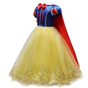 Robe de Princesse Fille Blanche Neige