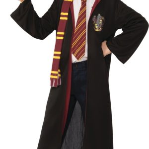 Déguisement Gryffondor : Cape + Baguette + Echarpe + Cravate    Taille unique 7-10 ans