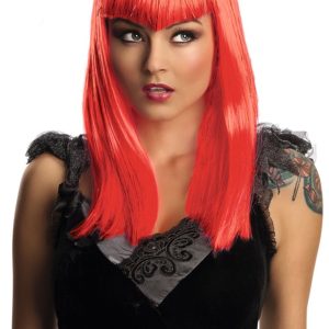 Perruque adulte Vampiresse rouge