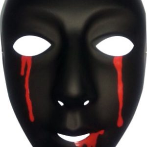 S3197-1.jpg Masque noir avec larmes de sang design femme