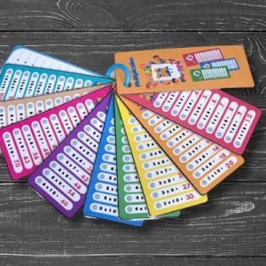 Untitled_design_-_1_2.pngv1733324228 Porte clé cartes des tables de multiplication avec les résultats