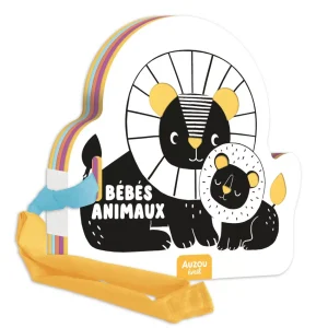 ZANBS2KH12210.webp Livre poussette noir et blanc – Bébés animaux