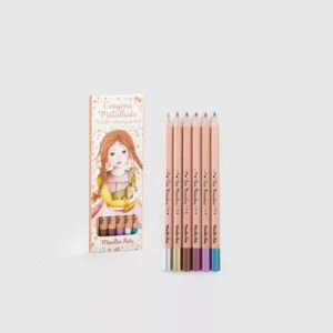 6 crayons métallisés – les Rosalies