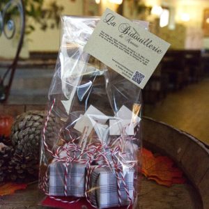 "Porte Nom" avec pince Lot de 4 Cadeaux gris