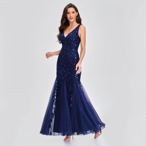 Robe de Bal Bleu Royal